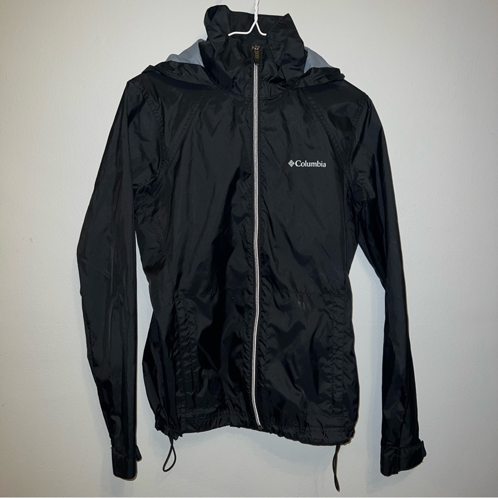 Columbia Black Hooded Jacket
